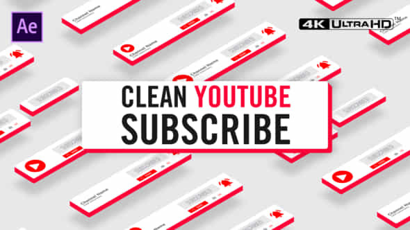 Clean Youtube Subscribe - VideoHive 26355504