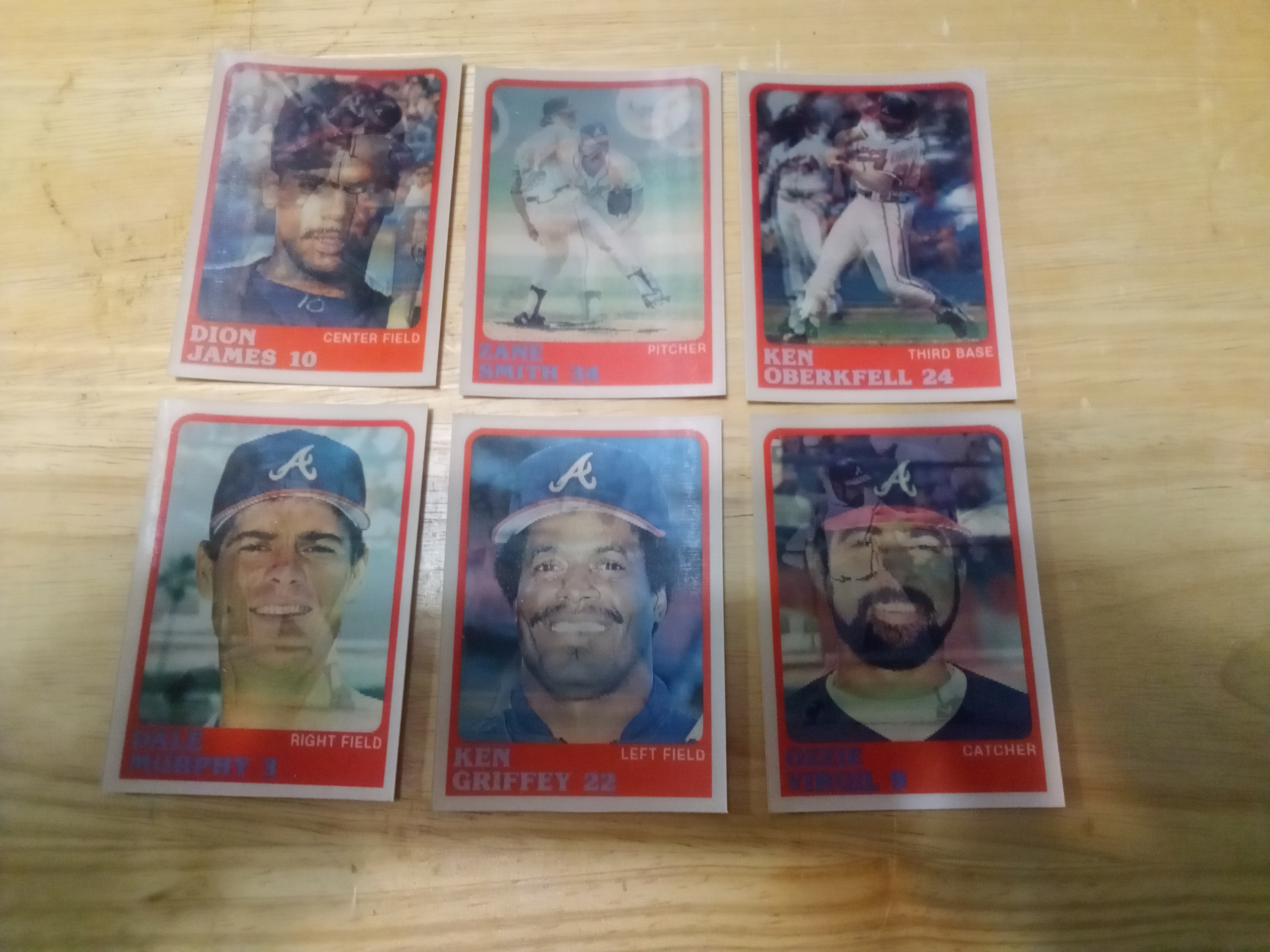 Atlanta Braves Hank Aaron Crec Maddux Chipper Jone John Smoltz