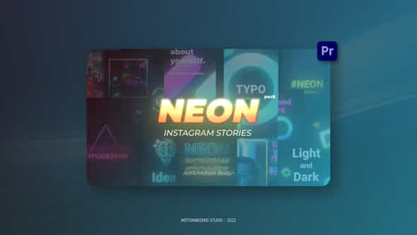Neon Instagram Stories - VideoHive 37679393