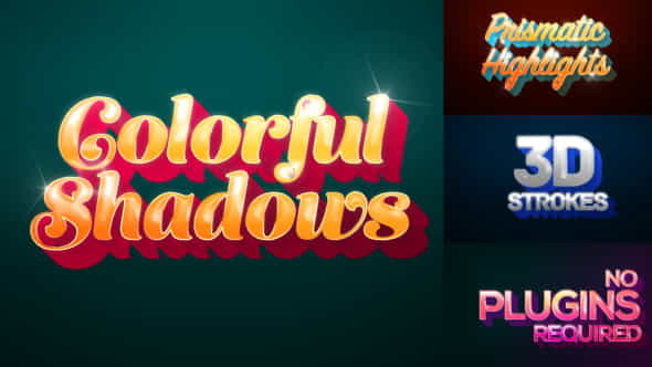 Colorful Shadows - Motion Titles - VideoHive 17836598