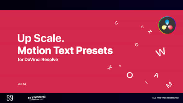 Up Scale Motion - VideoHive 47490920