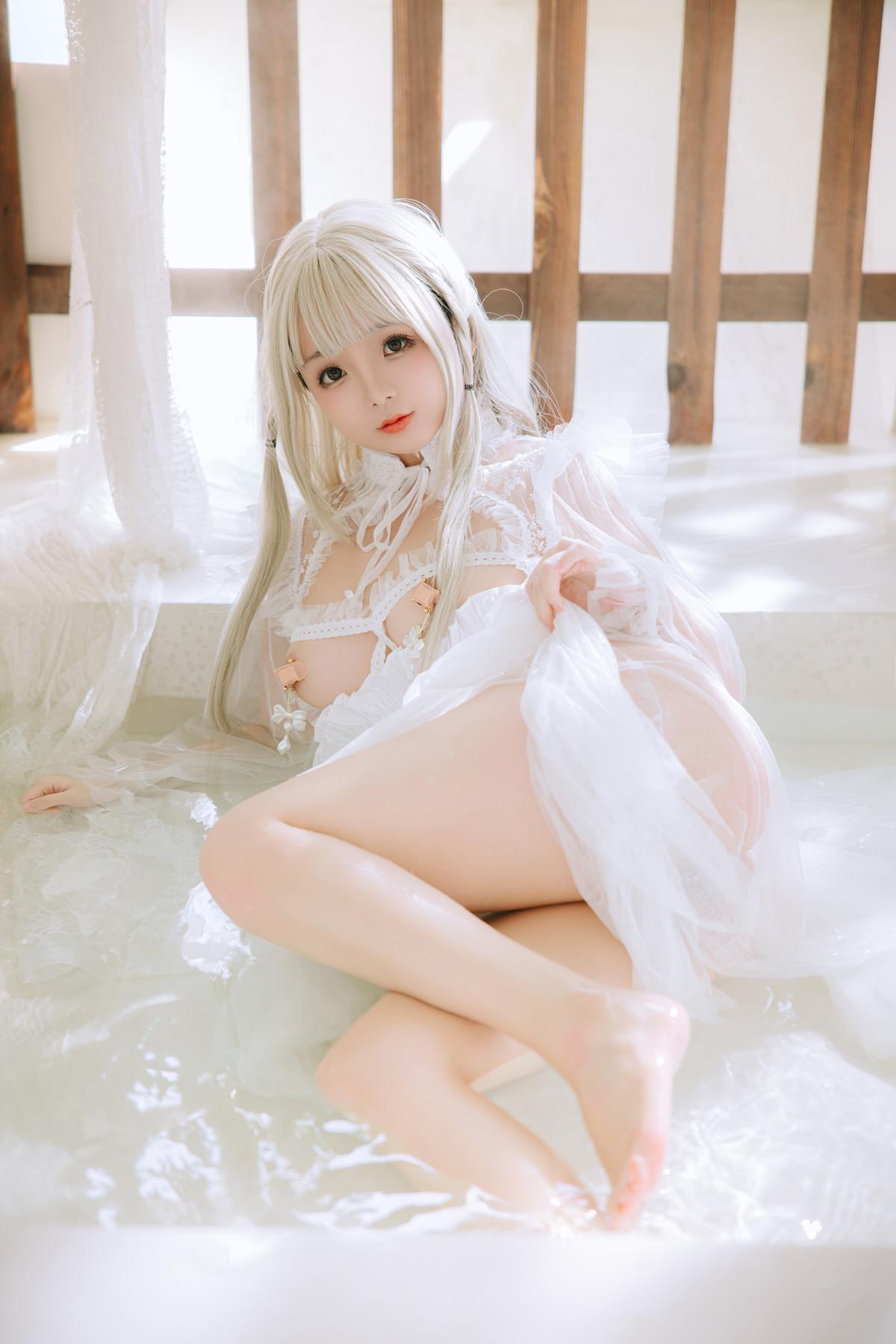 Cosplay Rinaijiao日奈娇 白纱衣 Set.01(54)