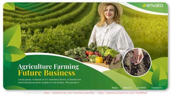 Agriculture Farming Business - VideoHive 28277312