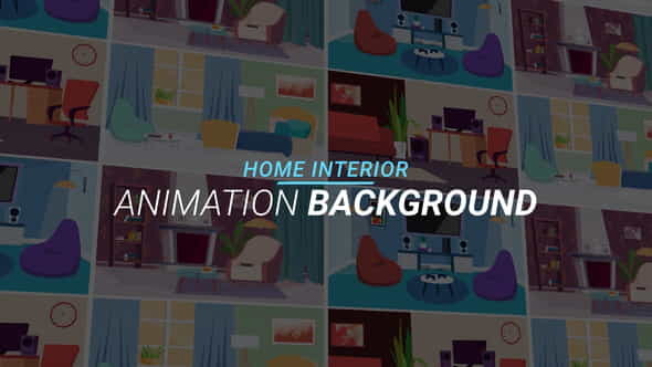 Home interior - Animation background - VideoHive 34221845