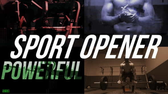 Powerful Sport Opener - VideoHive 23300828