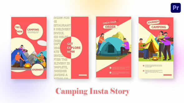 Camping Instagram Story - VideoHive 44604969