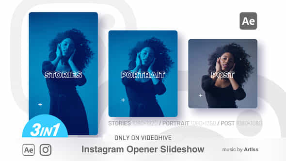 Instagram Opener Slideshow - VideoHive 34137588