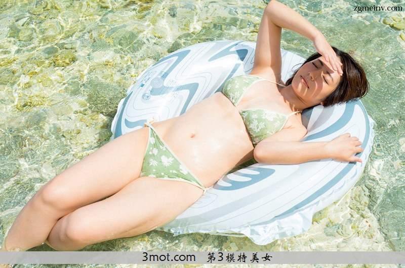 日本美女海边比基尼高清人体艺术照片(16)