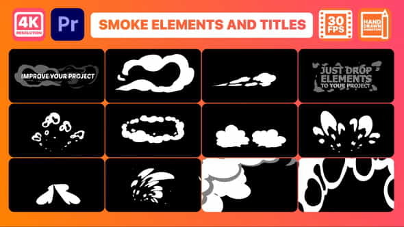 Smoke Pack And Titles | - VideoHive 32736774