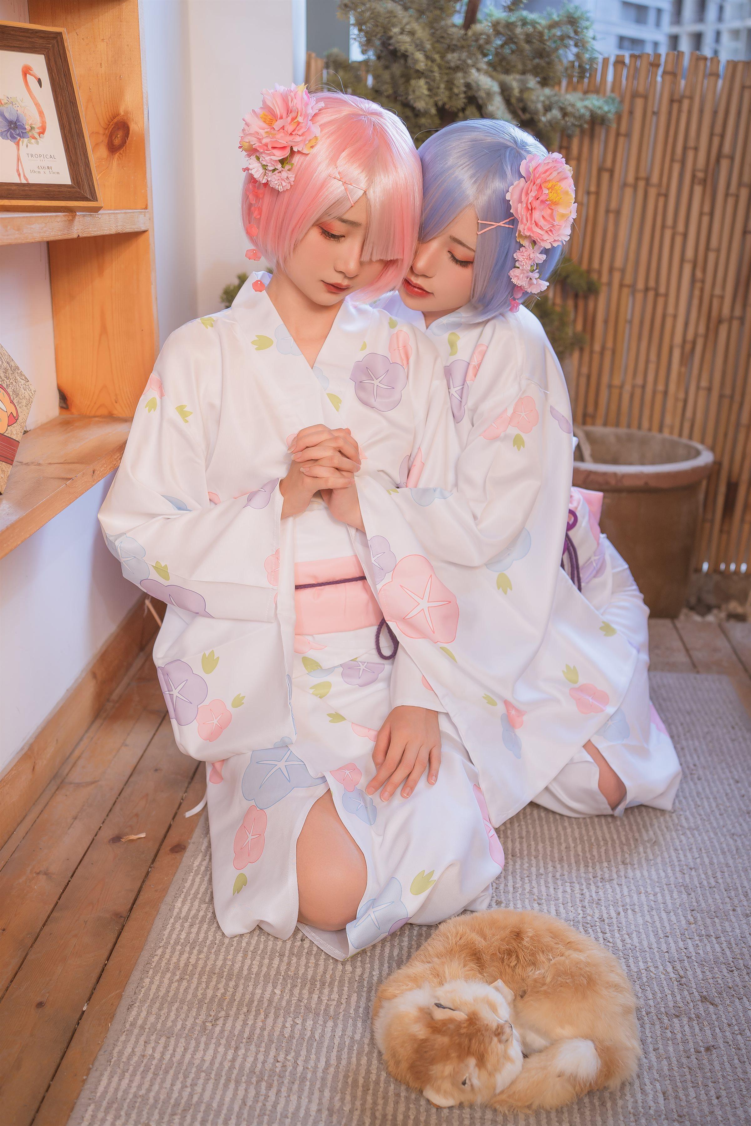 爆机少女喵小吉 Nekokoyoshi - 八月番T3会员 双子：拉姆蕾姆(15)