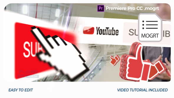 YouTube Opener // Premiere Pro | Mogrt | Corporate - VideoHive 25552335