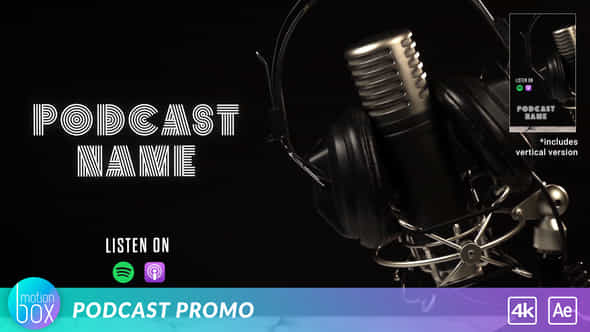 Podcast Promo Opener Intro - VideoHive 26933335