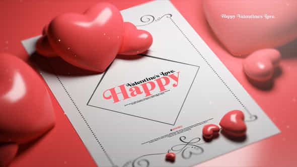 Valentines Love Card - VideoHive 49743268