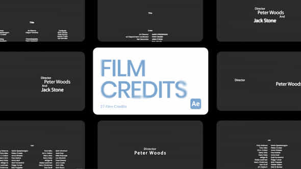 Film Credits - VideoHive 45836451