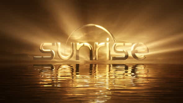 Sunrise Logo - VideoHive 25951786