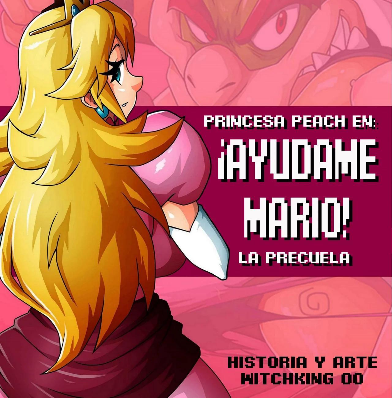 Princesa Peach en ayudame Mario la precuela - 0