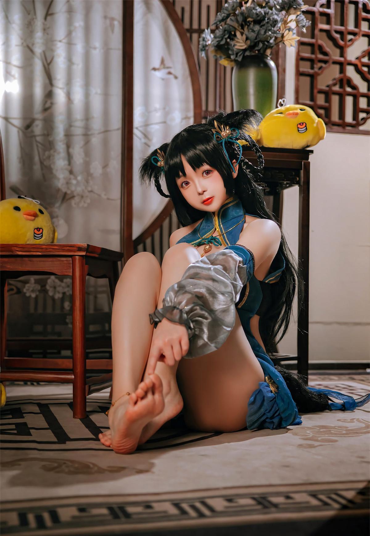 Cosplay Rinaijiao日奈娇 碧蓝航线 大潮旗袍(24)