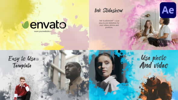 Ink Slideshow for After Effects - VideoHive 38033378