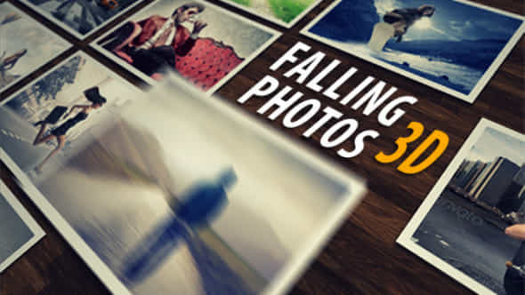 Falling Photos 3D - VideoHive 10376939