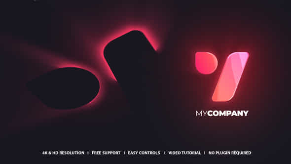 Backlight Logo Intro - VideoHive 50151884