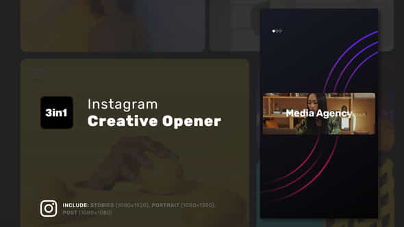 Creative Instagram Intro - VideoHive 39061636