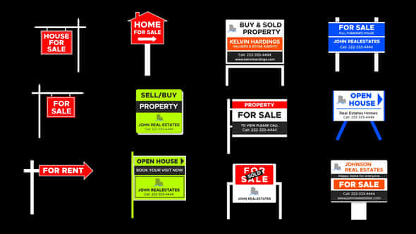 Real Estates Sign - VideoHive 43399960