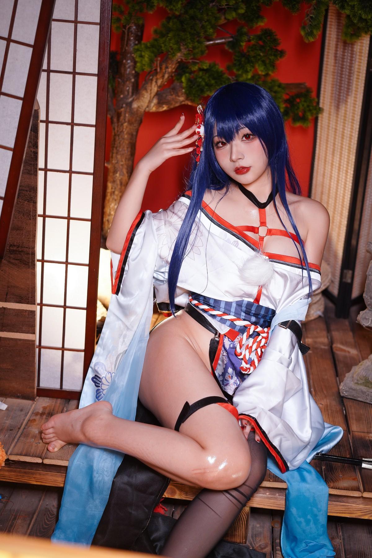 Cosplay Yuuhui玉汇 EroPhone Re 真子-和服抹油 Set.01(33)