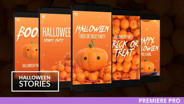 Halloween Instagram Stories for Premiere - VideoHive 28695969