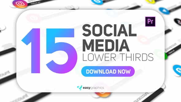 Simple White Social Media Lower - VideoHive 29808170