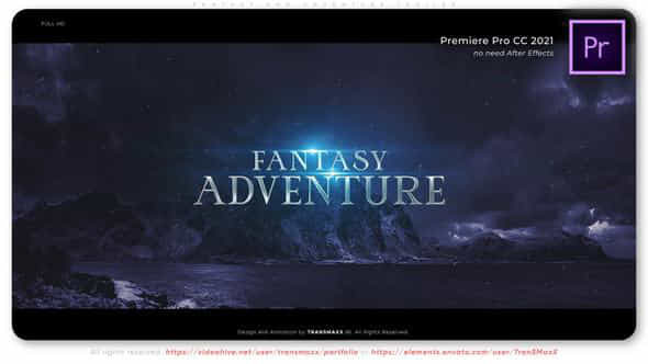 Fantasy and Adventure - VideoHive 47369084
