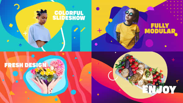 Smooth Colorful Slideshow - VideoHive 32667906