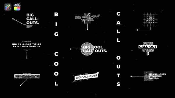 Big Call Outs - VideoHive 38330740