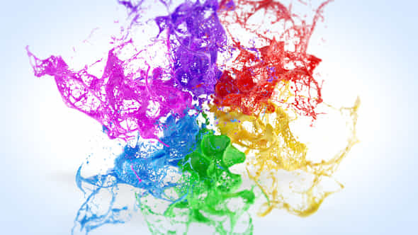Playing Paints Logo Reveal - VideoHive 20717236