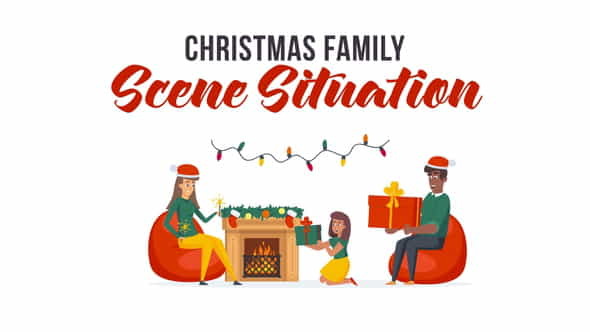Christmas family - Explainer Elements - VideoHive 29437182