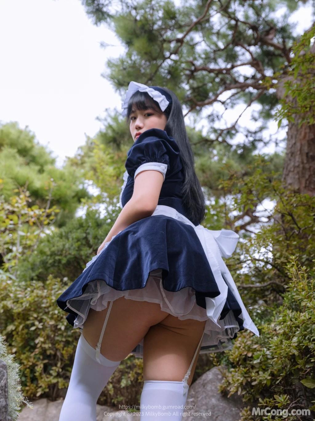 [MilkyBomb] Yui: Vol.3 Maid (291 photos )(88)