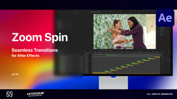 Zoom Spin Transitions Vol 04 - VideoHive 49968833