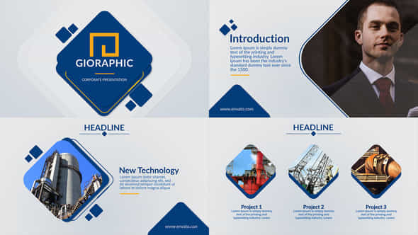Modern Clean Presentation - VideoHive 21754891
