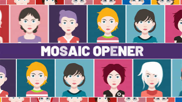 Mosaic Photo Opener - VideoHive 47173344
