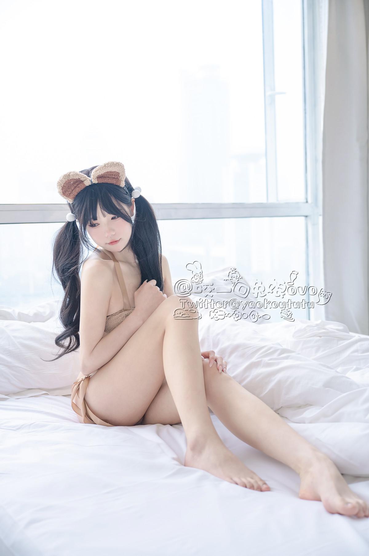 Cosplay 黏黏团子兔 小熊睡衣(17)