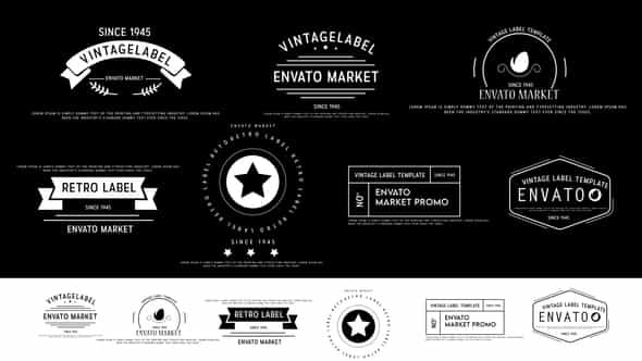 Vintage Label Pack - VideoHive 42170813