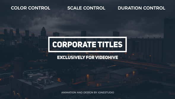 Corporate Titles - VideoHive 19379417