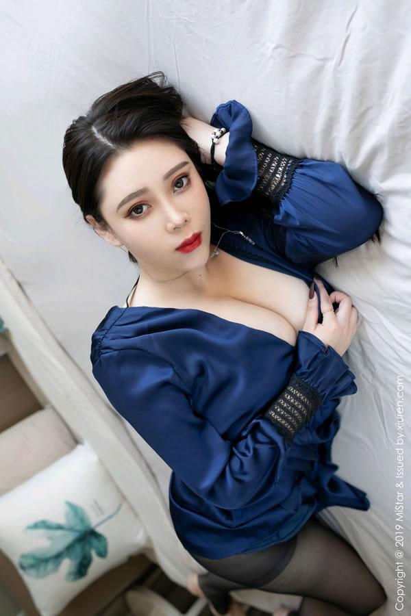 魅妍社VOL.313 Miki长裙魅惑黑丝系列写真(6)