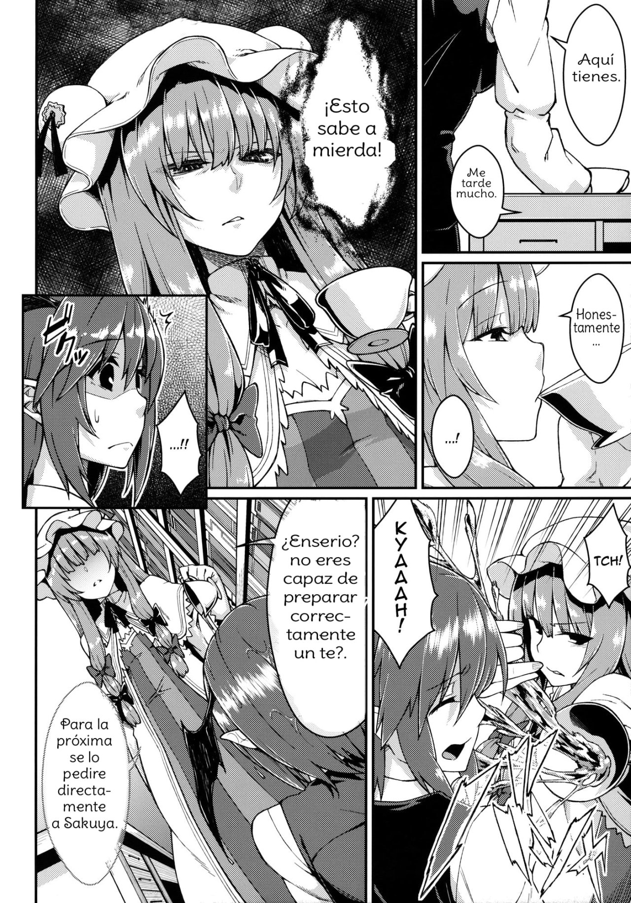 Pache Otoshi Patchouli Defeated - 1