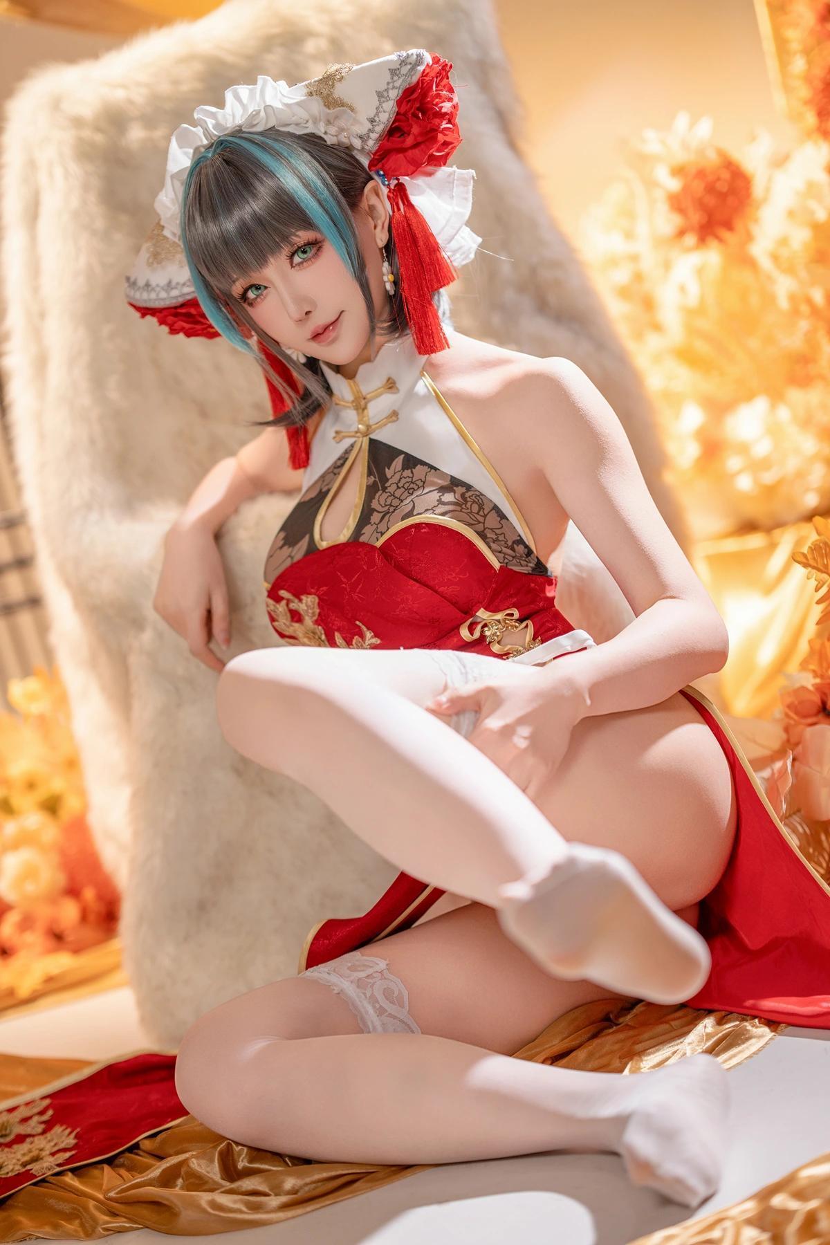 Cosplay 星之迟迟Hoshilily – 碧蓝航线柴郡(22)