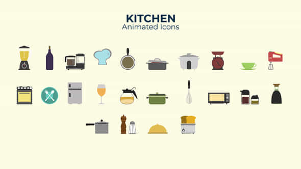 Kitchen Flat Design - VideoHive 37260454