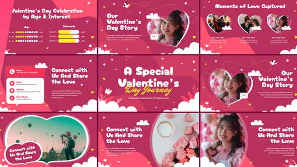 Valentines Day Typography For Premiere Pro - VideoHive 56587341