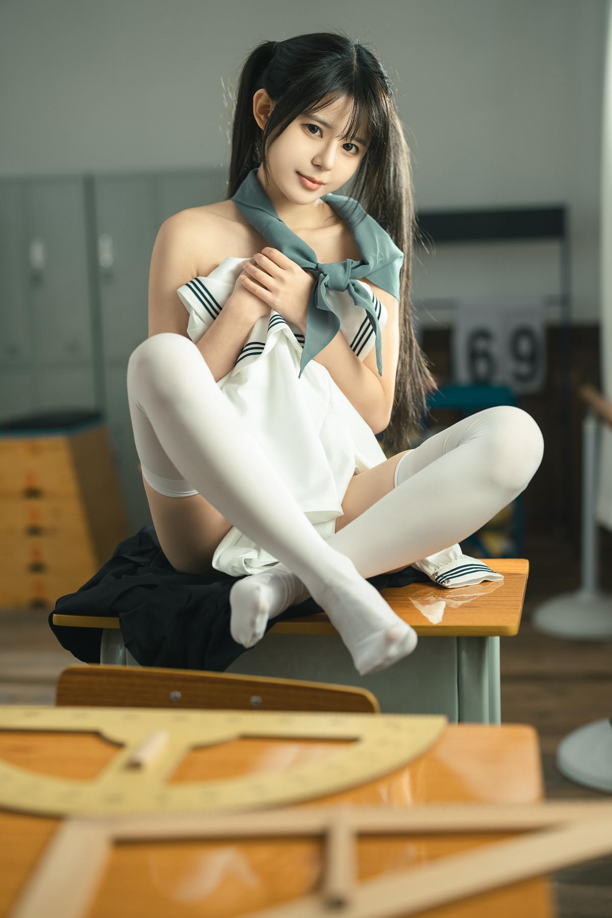 Cosplay Rua阮阮 授课中 In Class(45)