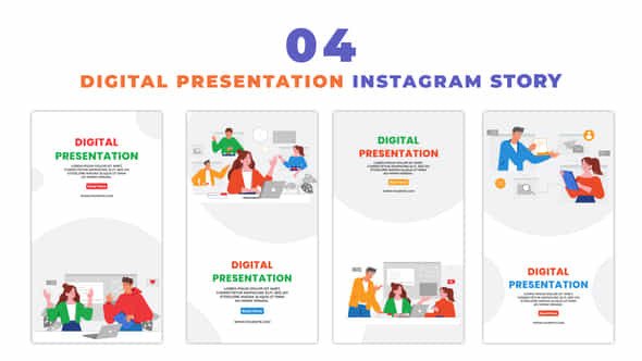 Digital Business Presentation - VideoHive 47393549