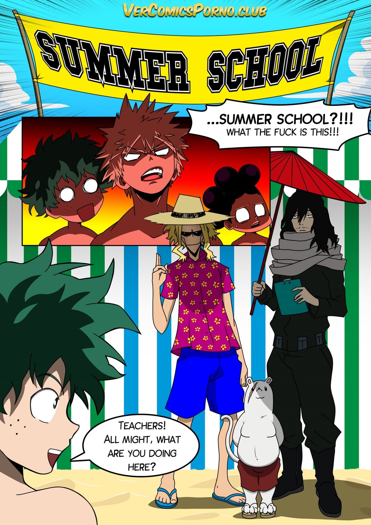 (English) My Hentai Academia: Summer School (Original VCP) - 2