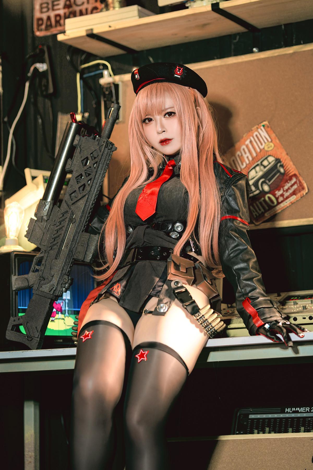 Cosplay 半半子Banbanko NIKKE 拉毗(20)